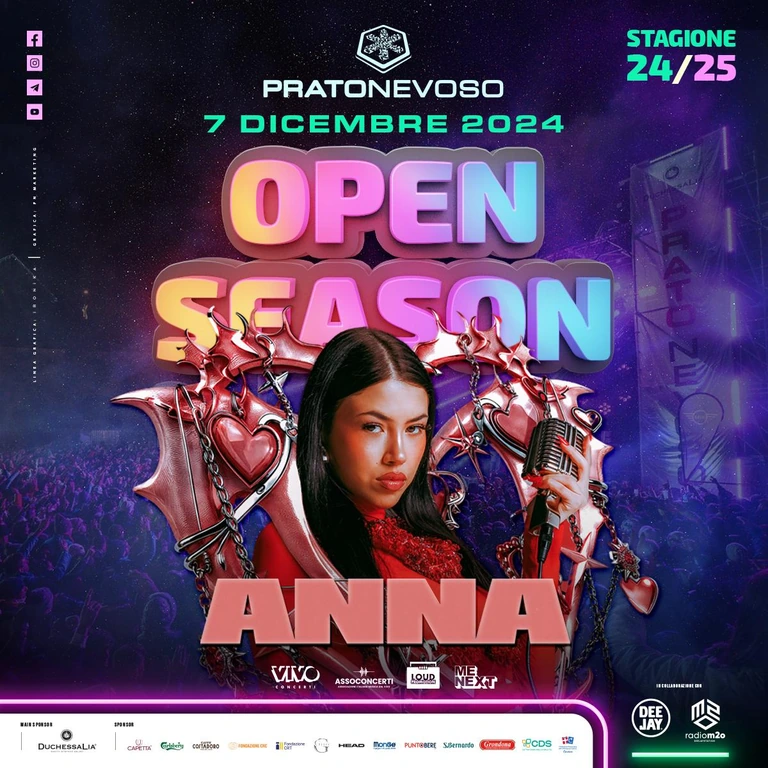 Locandina dell’edizione Open Season con ANNA