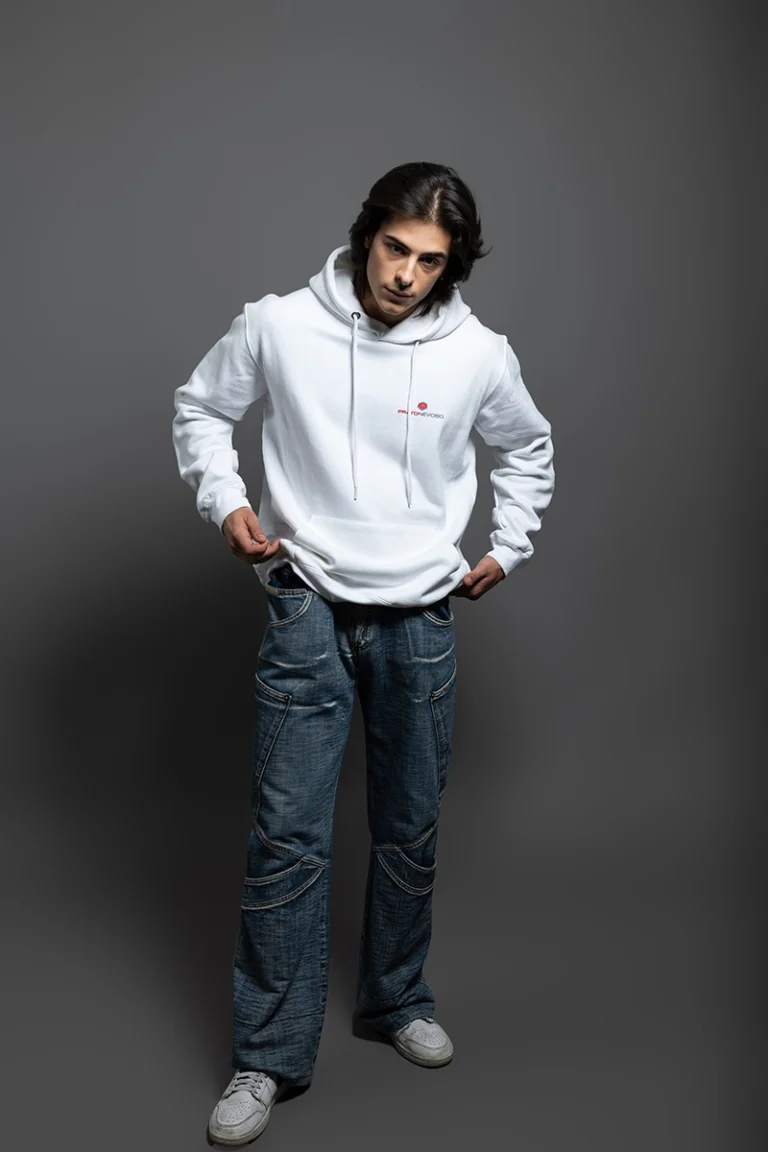 Prato Nevoso White Hoodie